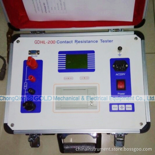 Gdhl-III High Precision Automatic Cr Contact Resistance Meter